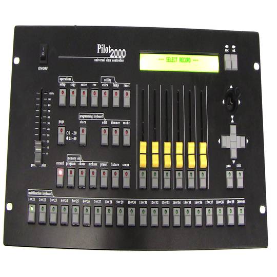 Contrôleur DMX 512 du 6 curseurs 5U