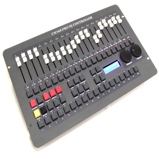 Kontroler DMX 512 z 20 suwakami 6U