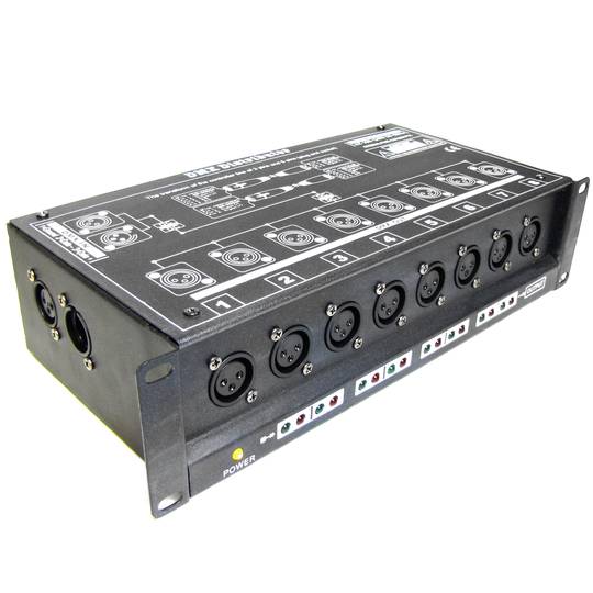 Multiplicador DMX 512 de 8 puertos