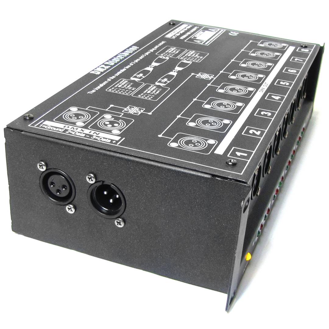 Multiplicador DMX 512 de 8 puertos