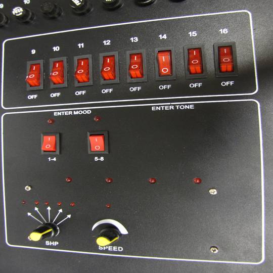 Luzes da tabela Cotrol 16 canais 2KW