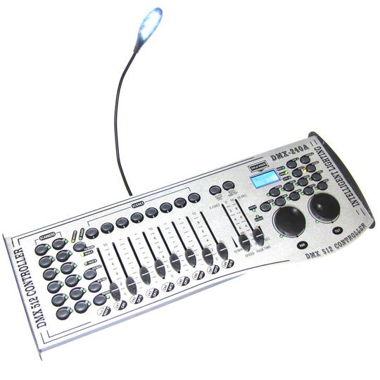 DMX Controller 512 of 8 faders DMX-240A