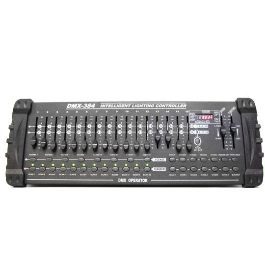 Contrôleur DMX 512 16-DMX-384 curseurs