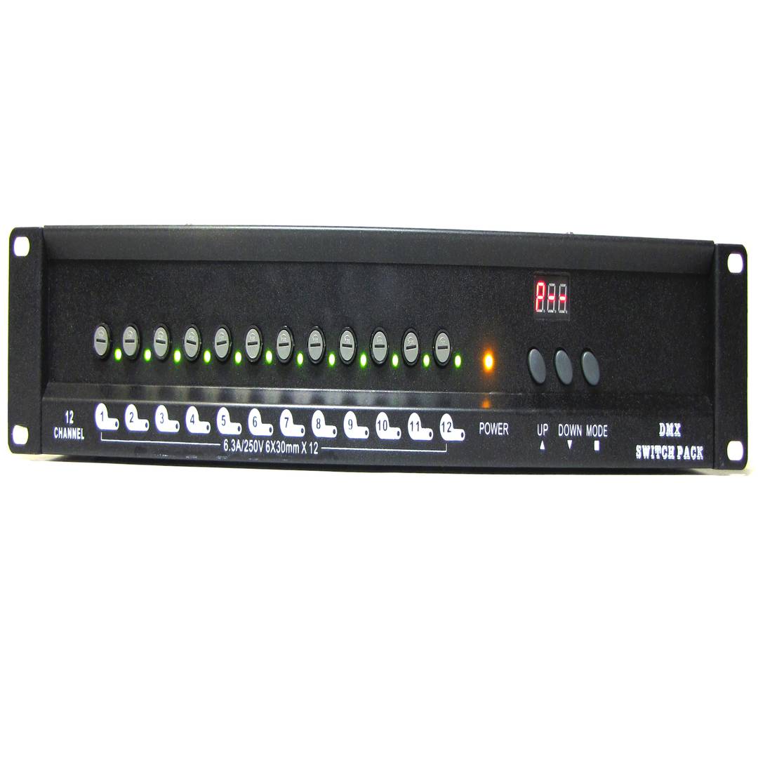 Controller ON/OFF 12 channel DMX 512