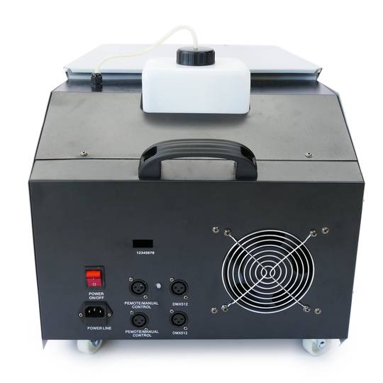 1500 W 5,5 L DMX512-mistmachine
