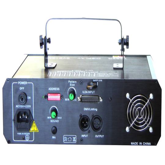 DMX512 RGB laser projector
