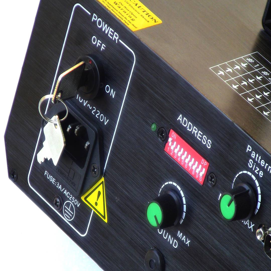 DMX512 RGB laser projector