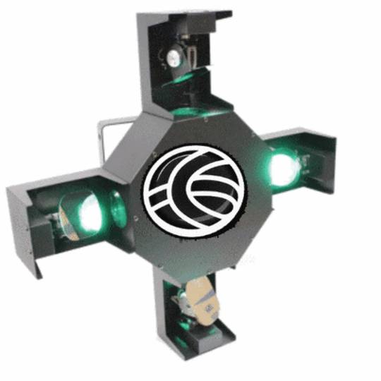 Luz de efectos LED DMX512 cross scanner
