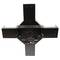 Luz de efectos LED DMX512 cross scanner