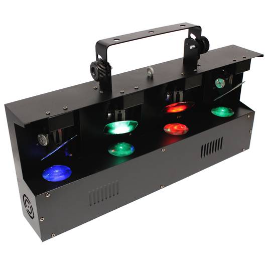 Efeito de luz LED DMX-512. Modelo de Varredura Quotra