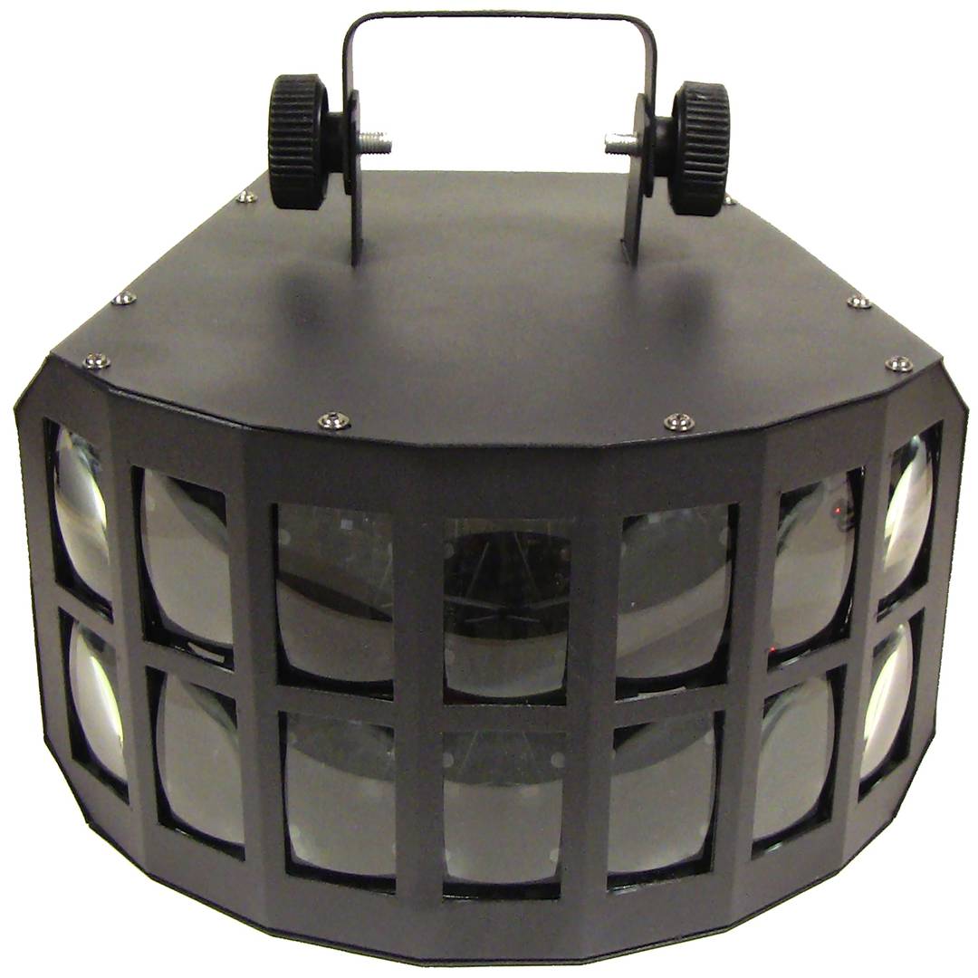 Luz efectos LED DMX512 mariposa multicolor