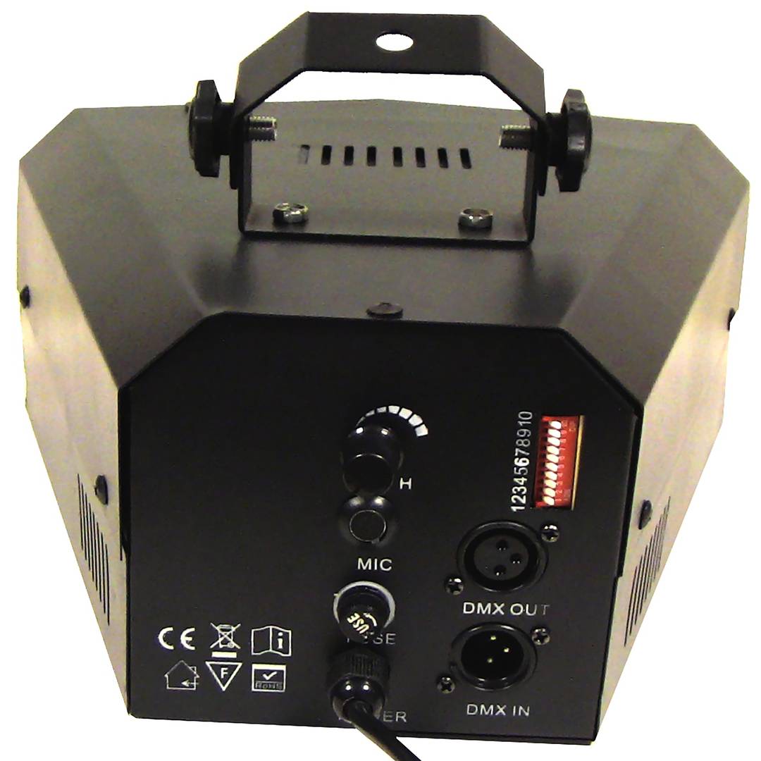 DMX512 luz LED efeito derby 2 holofotes