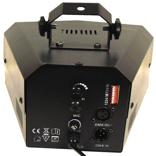 DMX512 luz LED efeito derby 2 holofotes