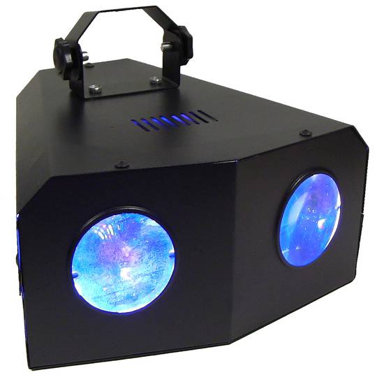 DMX512 luz LED efeito derby 2 holofotes