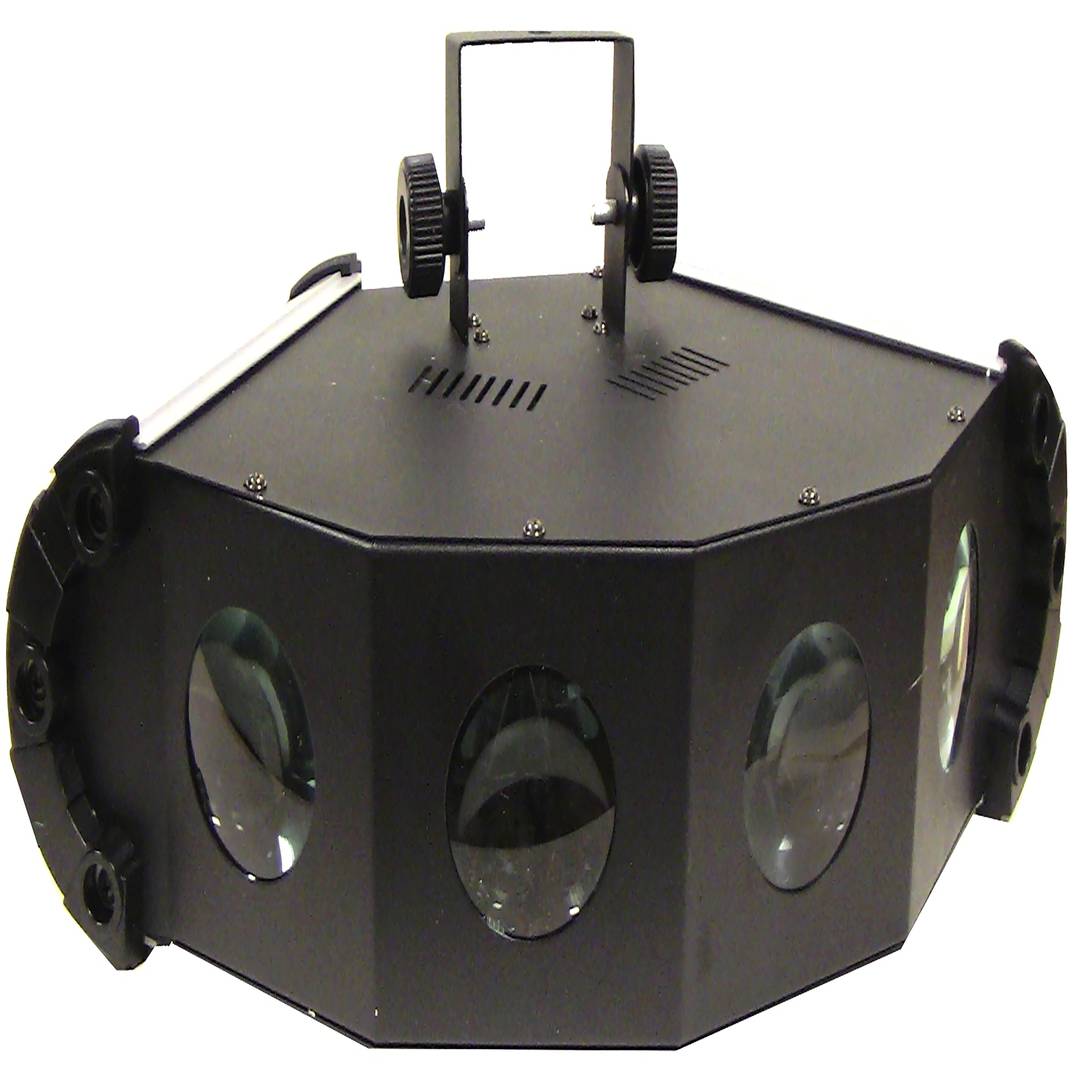 Luz efectos LED DMX512 derby 4 focos