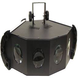 DMX512 LED efeito derby leves 4 luzes