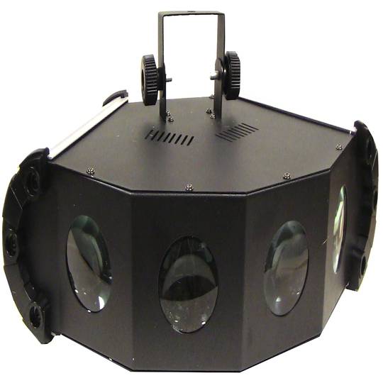 Luz efectos LED DMX512 derby 4 focos