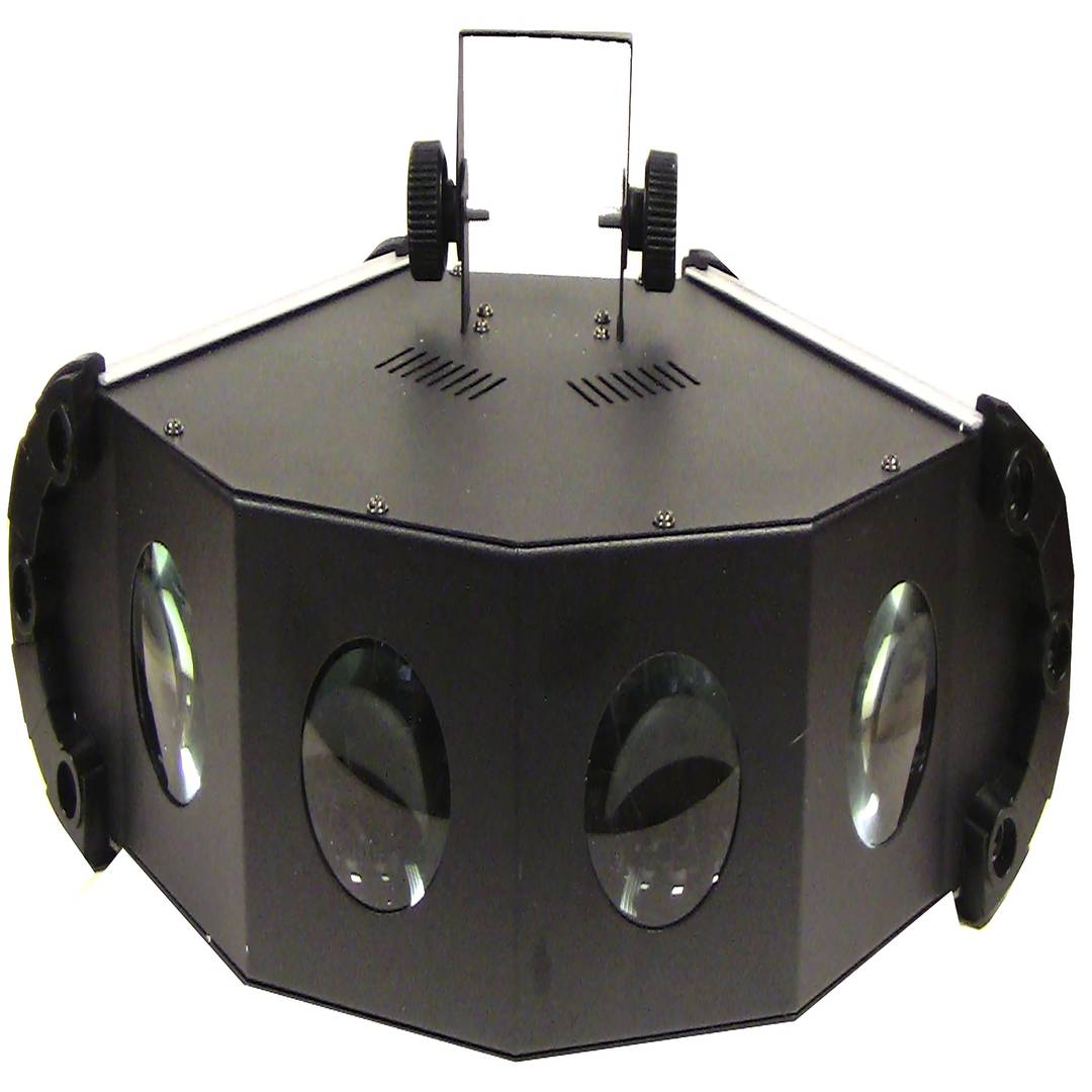 Luz efectos LED DMX512 derby 4 focos