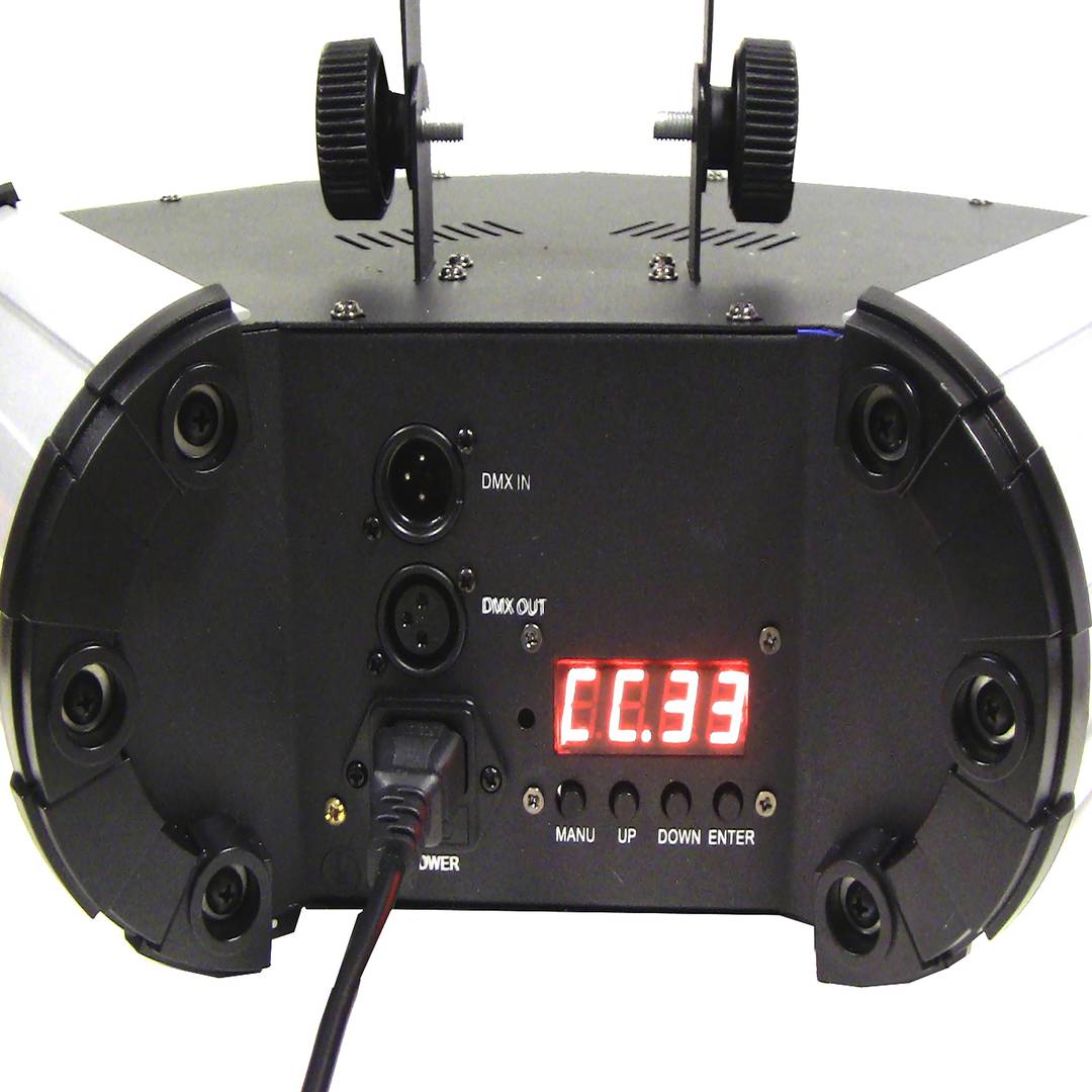 Luz efectos LED DMX512 derby 4 focos