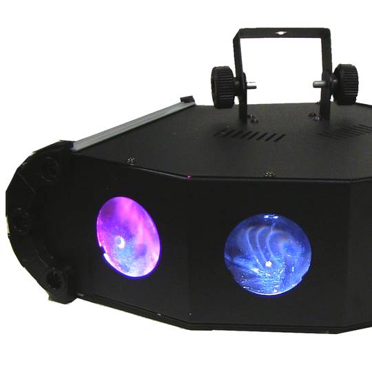 Luz efectos LED DMX512 derby 4 focos