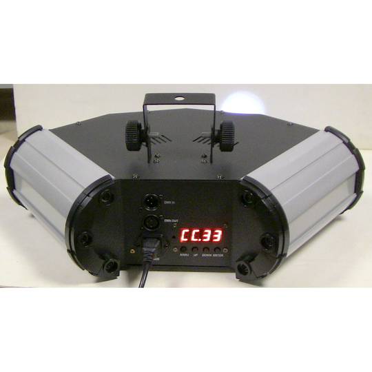 Luz efectos LED DMX512 derby 4 focos