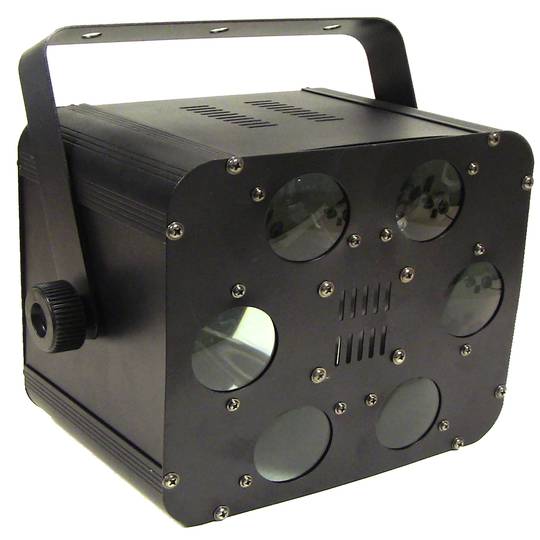 Luz efectos LED DMX512 cubo 6 focos