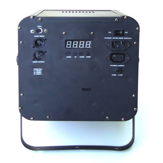 Llum efectes LED DMX512 moonflower text