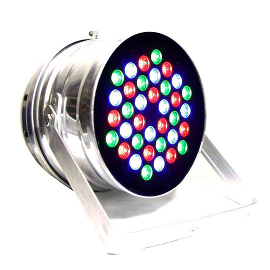 PAR64 36 LED Chrome lampadina 1W
