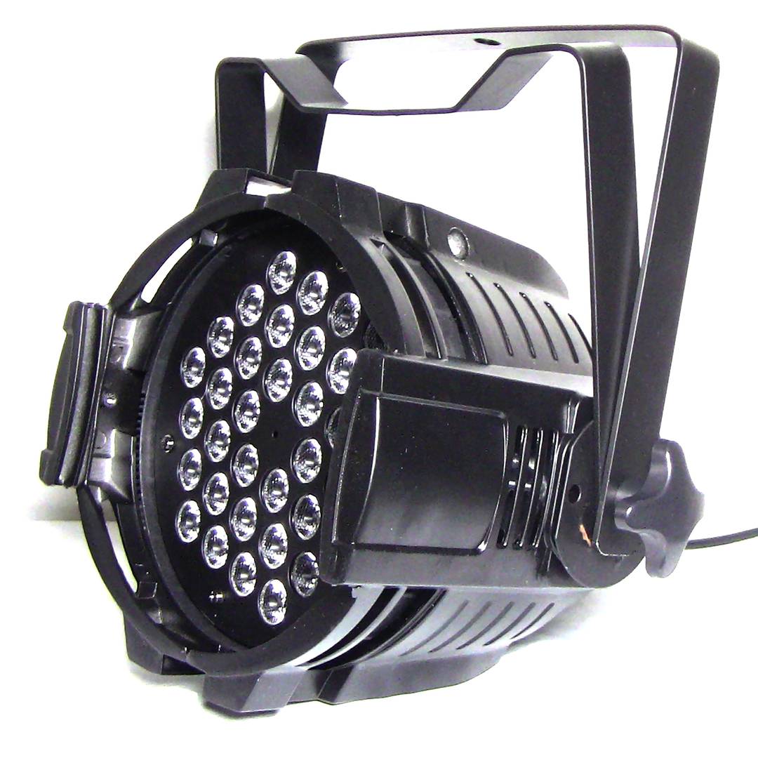 PAR64 spot 36 LED 1W zwart
