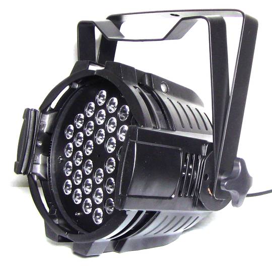 PAR64 spot 36 LED 1W zwart