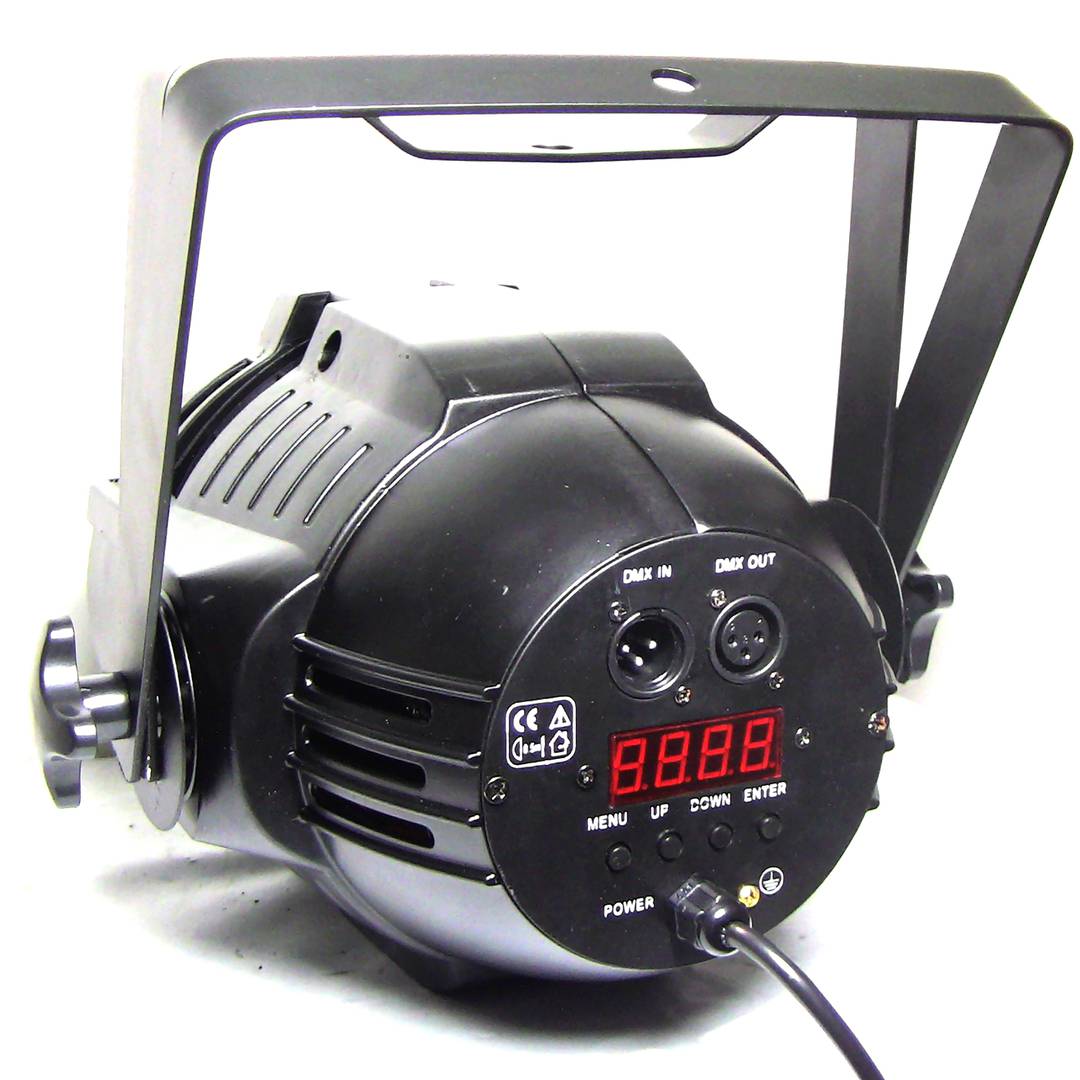 PAR64 spot 36 LED 1W zwart