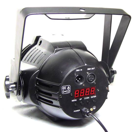 PAR64 spot 36 LED 1W zwart