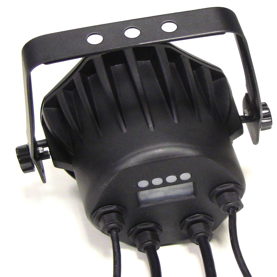 Foco PAR64 de 36 LED de 1W negro IP65