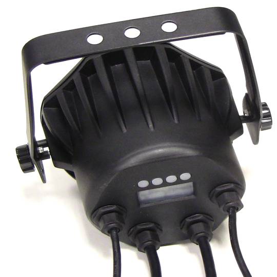 Foco PAR64 de 36 LED de 1W negro IP65