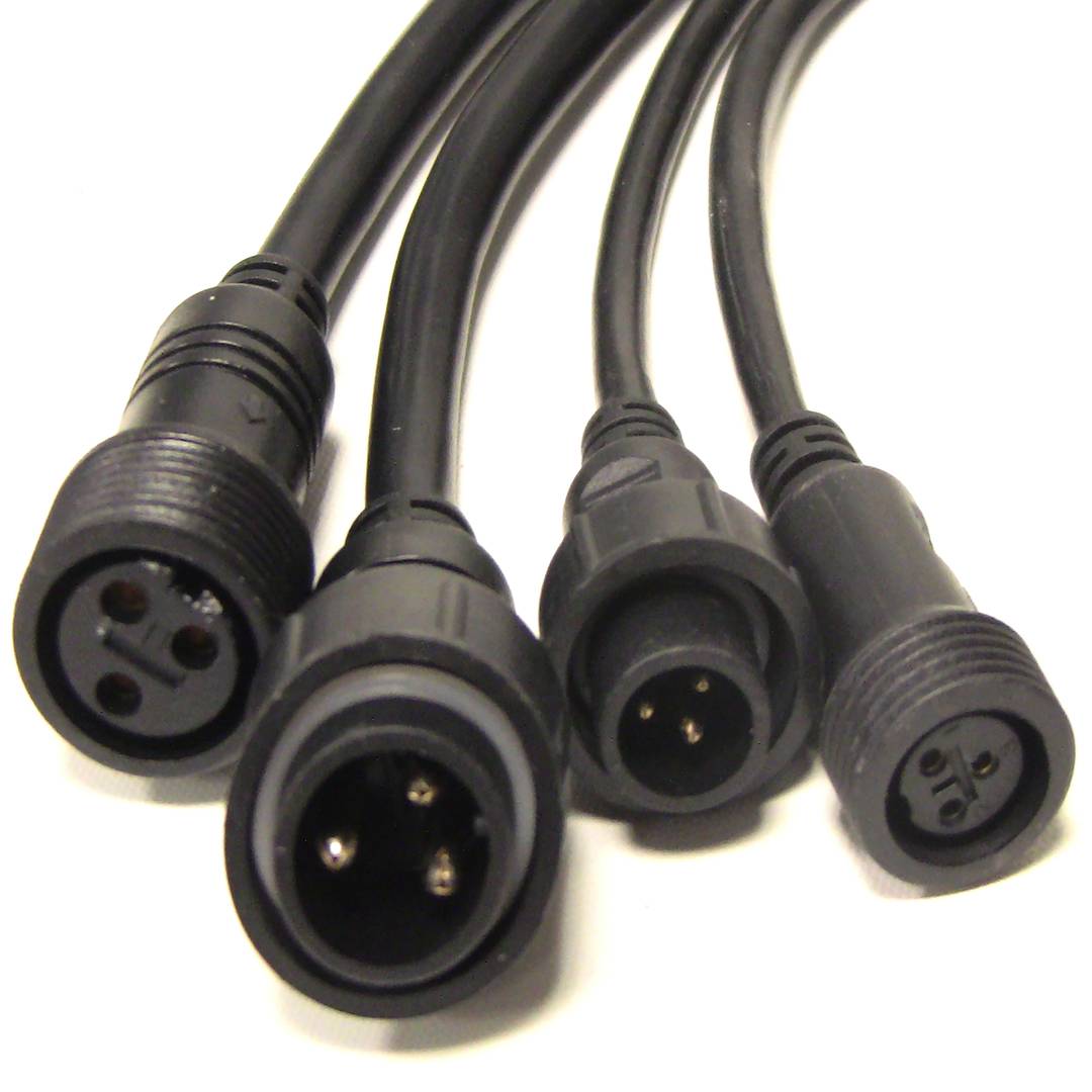 Foco PAR64 de 36 LED de 1W negro IP65