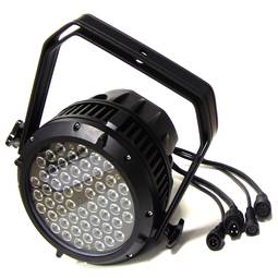 Focus PAR64 de 54 LED de 1W negre IP65