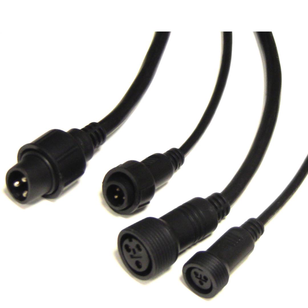 PAR64 54-lampadina LED 1W nero IP65