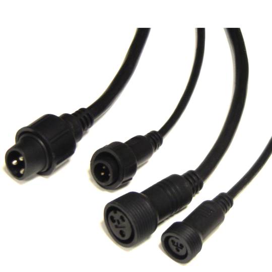 PAR64 54-lampadina LED 1W nero IP65