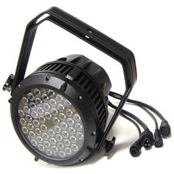 Focus PAR64 de 54 LED de 3W negre IP65