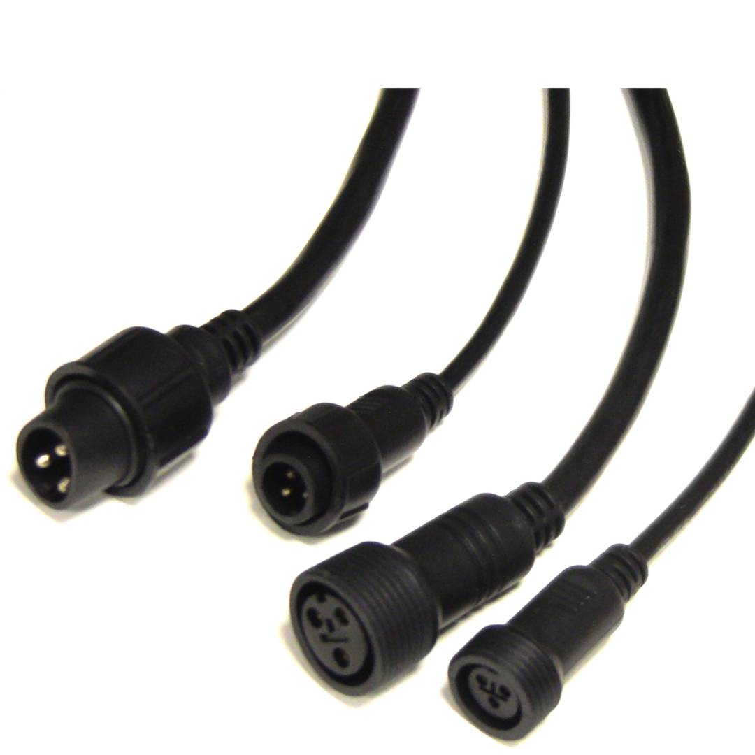 PAR64 54 LED Spotlight 3W IP65 nero