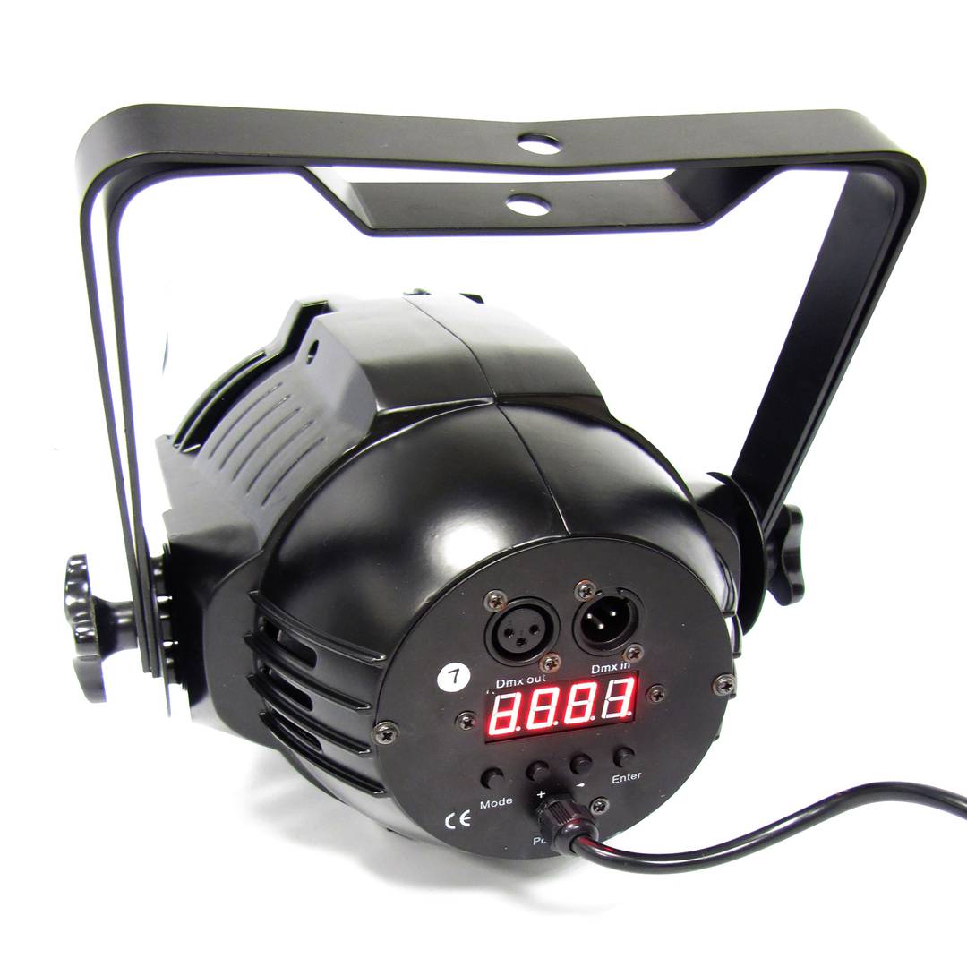 Focus PAR64 de 48 LED de 3W negre