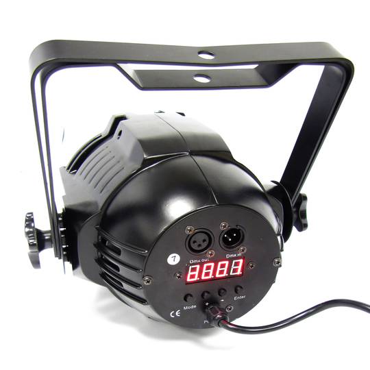 Focus PAR64 de 48 LED de 3W negre