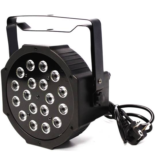 PAR56 LED Spotlight 1W 18 nero DMX512