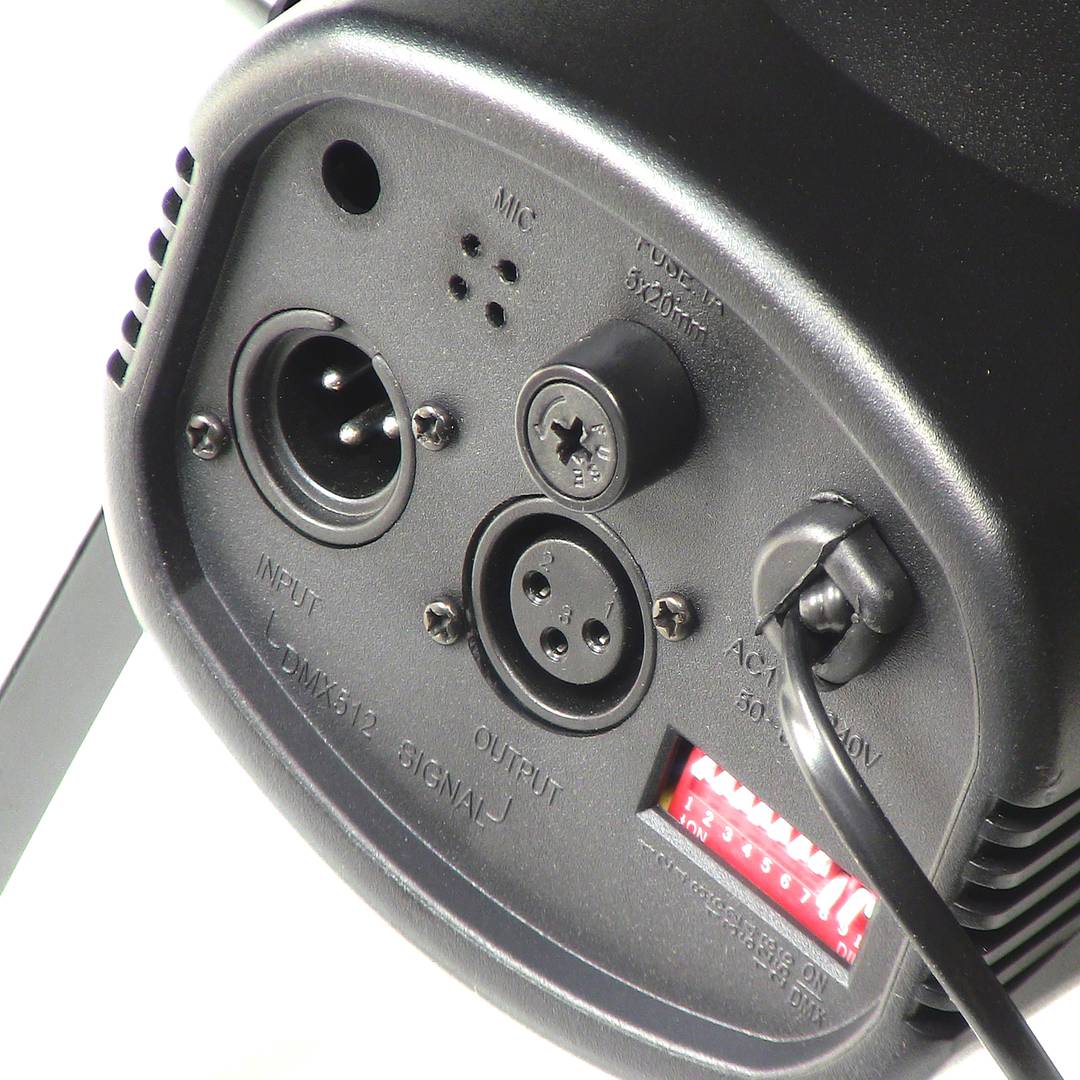 PAR46 LED spotlight 61-10mm black