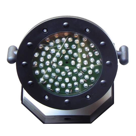 PAR38 bulb of 147 black 5mm LEDs