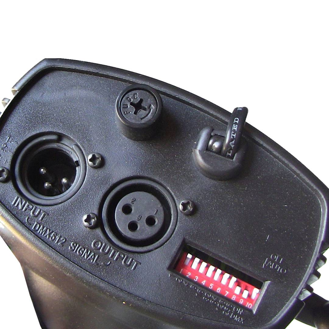 PAR38 bulb of 147 black 5mm LEDs