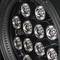Paneel van 4 LED-spots 160W DMX512