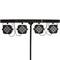 Barra de 4 focus PAR56 9 LED 3W RGB DMX512