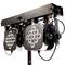 Barra de 4 focus PAR56 9 LED 3W RGB DMX512