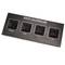 Barra de 4 focus PAR56 9 LED 3W RGB DMX512